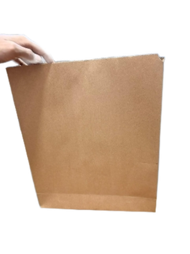V Bottom Paper Bag - Color: Brown