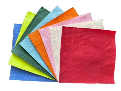 2 Ply Colour Tissue - Coating Type: Dooted And. Border Desine