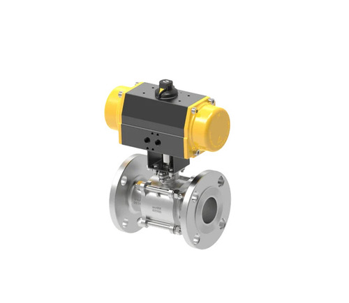 Pneumatic Actuated Valve - Color: Gray