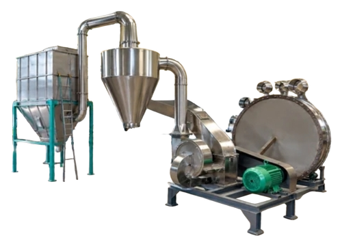 12 Inch Spice Impact Pulverizer Machine - Color: Silver