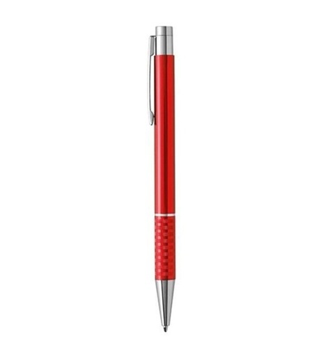 Metal Ballpoint Pen - Metal Body, Standard Size, Red Ink | Smooth Writing, Water Resistant, Ergonomic Grip