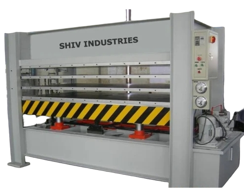 3.0X1.5 Mtr. Sandwich Puf Panel Hydraulic Hot Press - Color: White