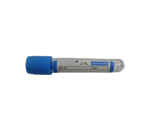 3ml Blood Collection Tube - Clear Plastic