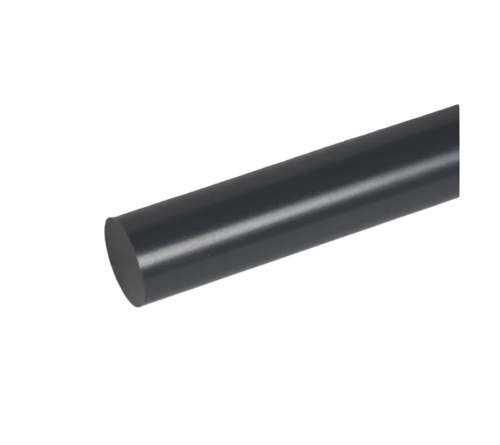 Black Graphite Filled Ptfe Rods - Length: 200 Mm