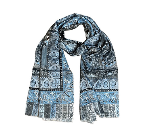 Fashion Stoles - Long Size, Smooth Soft Fabric, Printed Design | Lightweight, Fade Proof, Anti-Crease, Ideal for Winter