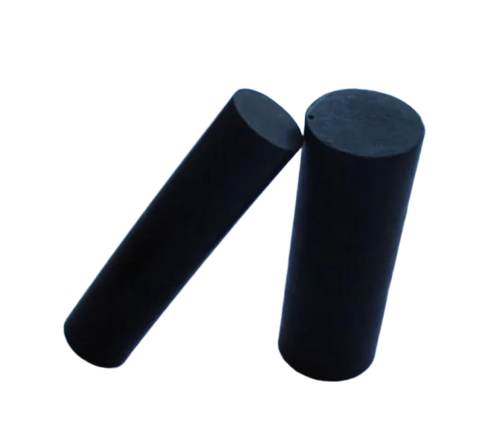 Graphite Filled Ptfe Rods - Length: 200 Mm