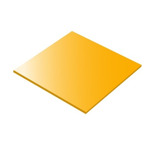 Plain Acrylic Plastic Sheet - Acrylic Standard Size Yellow, High Impact Resistance, UV Resistant, Scratch Resistant