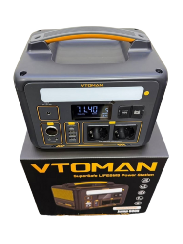 Sealed VTOMAN Jump 600X Portable Power Station