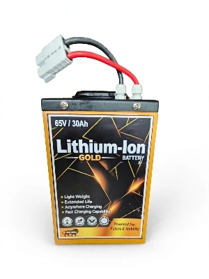 Lithium Ion Gold Battery 65V 30Ah