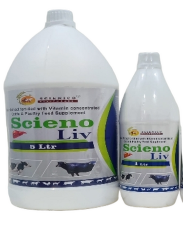 Liver Tonic Of Poultry - Liquid In Plastic Can, External Use Drug | Improves Liver Efficiency, Growth Promoter, Production Booster
