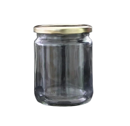 350 Ml Salsa Glass Jar - Color: Transparent
