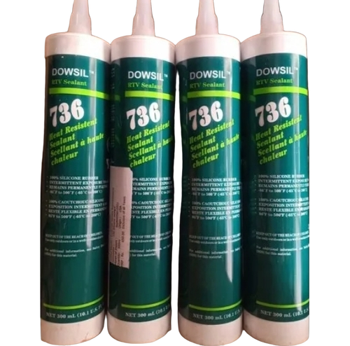 Dowsil 736 High Temperature Silicone Sealant - Packaging Size: 280 Ml