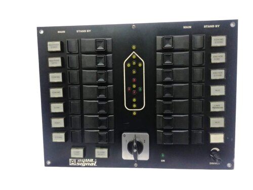 Aqua Signal Marine Navigation Light Control Panel Main Standby Switch Console