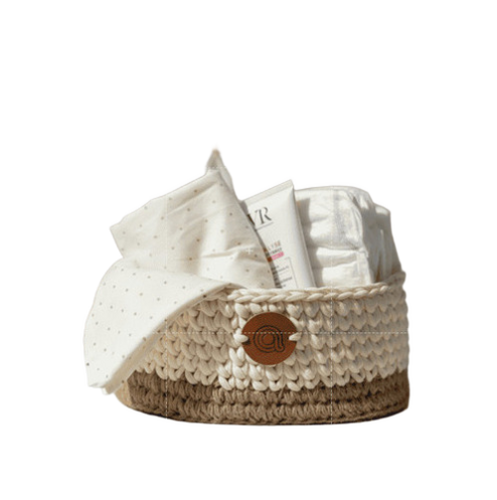 Handwoven Cotton Storage Basket