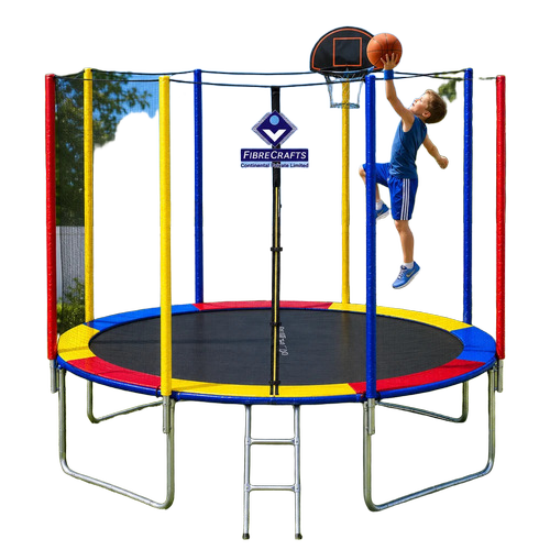 Kids Jumping Trampoline With Side Safety Net