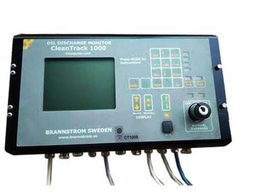 Used Brannstrom CleanTrack 1000 ODME Computer Unit Model CT1008 Marine Oil Discharge Monitor