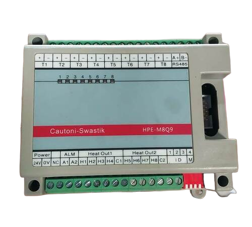 Used Cautoni Swastik Hpe-M8Q9 8-Zone Temperature Controller Module 24V Dc Rs485 - Usage: Plastic Extruders