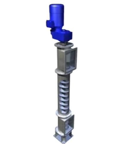 Vertical Screw Conveyors - Color: Blue
