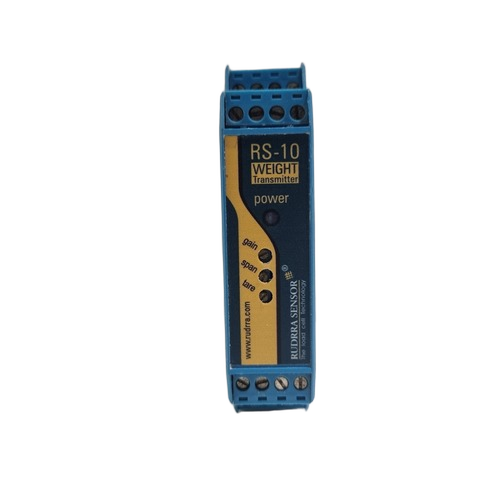 RUDRRA SENSOR RS-10 LOAD CELL AMPLIFIER WEIGHT TRANSMITTER 24VDC