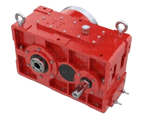 3 Phase Extruder Duty Helical Gearbox - Color: Red