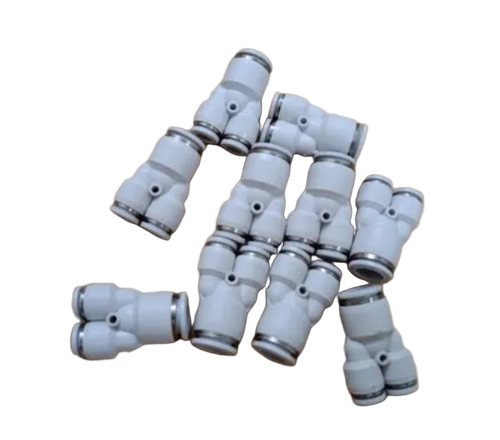 Pneumatic Different Y Type Connector - Color: White