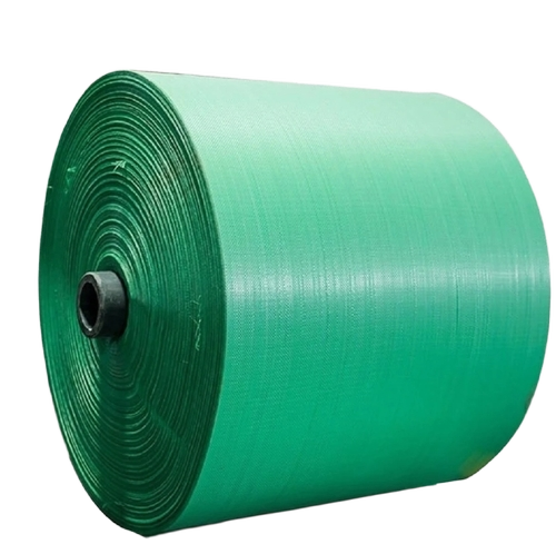 Pp Woven Sack Fabric - Color: Green