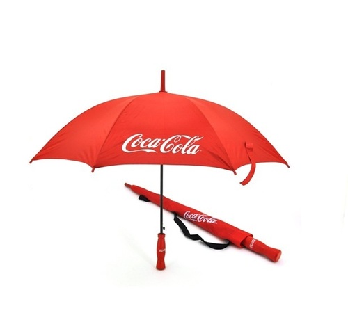 Printed Garden Umbrella - Color: Red