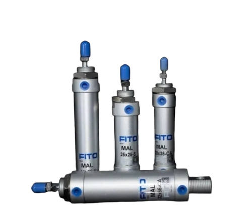 Silver Ma Cylinders - Material: Aluminum