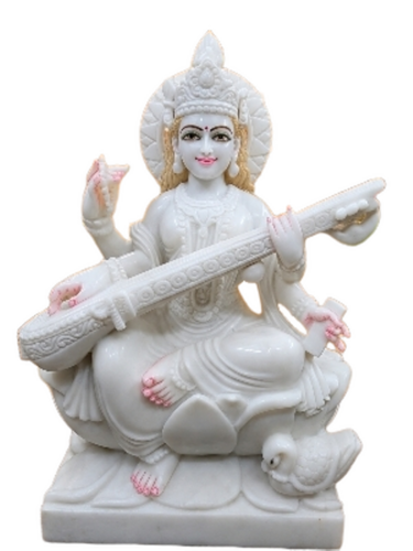 White Marble God And Goddess Statues - Finishing: Carving