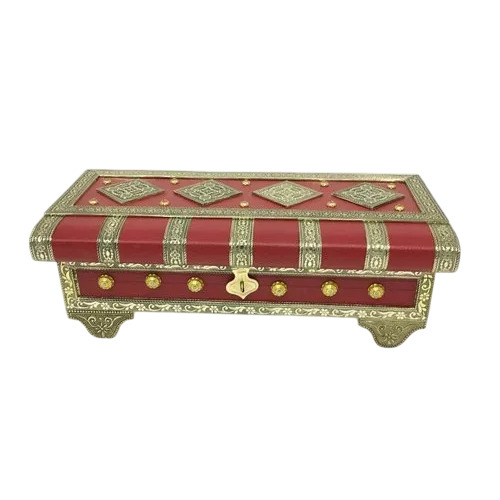 Rectangular Wooden Dry Fruit Box - Length: 8 Inch (In)
