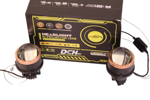 Dch Ind Projector Headlamps 300W - Color: Golden