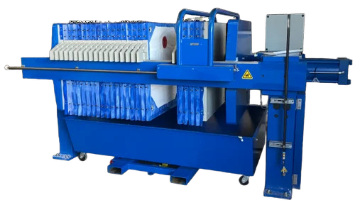 Manual Filter Press Machine - Color: Blue