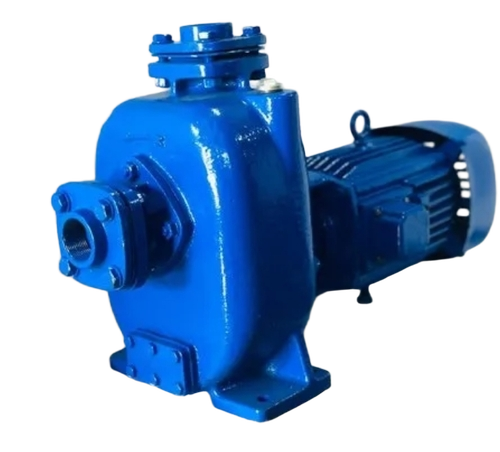Mechanical Self Priming Bare Shaft Non-Clog Pumps - Color: Blue