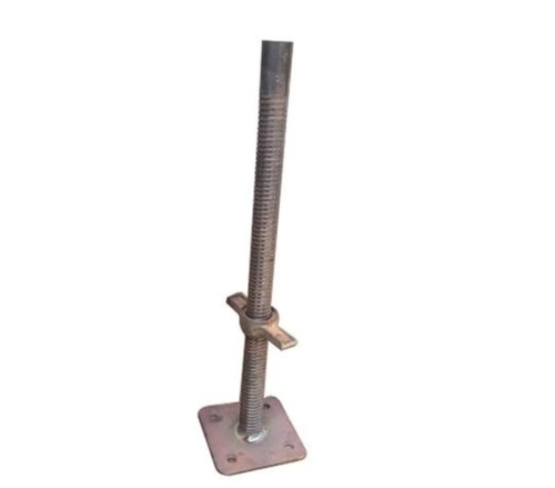 Scaffolding Adjustable Base Jack - Color: Silver