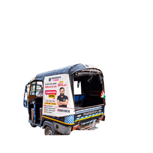 Sharing Auto Hood Branding in Purnia, Bihar