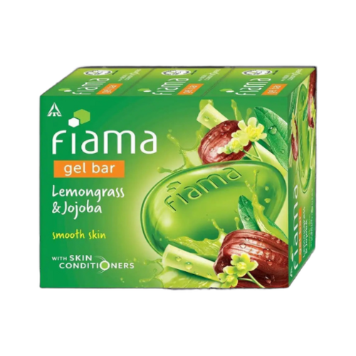 Fiama Lemongrass & Jojoba Gel Bar 3U X 125Gms - Color: Green