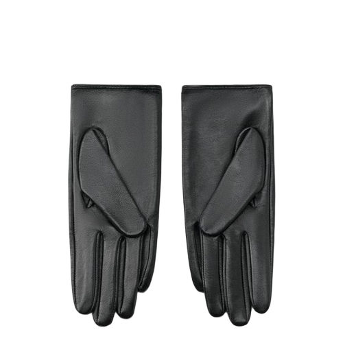 Leather Safety Gloves - Color: Black