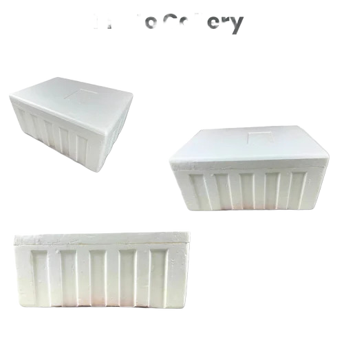 28 L White Plain Food Thermocol Box For Packaging
