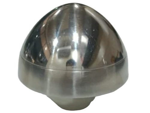 Oval Shape Railing Ball - Color: Silver