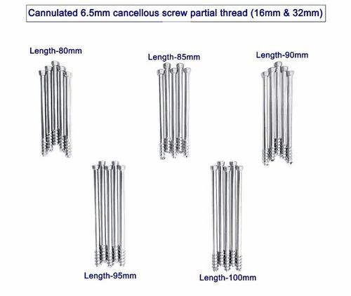 6.5mm Cannulated Cancellous Bone Screw