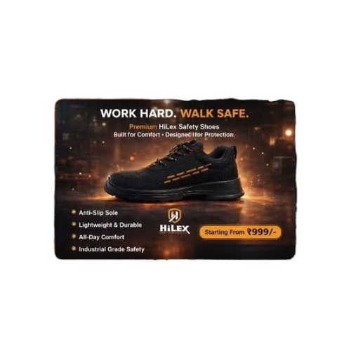 Industrial Safety Shoes - Artwork: Painted