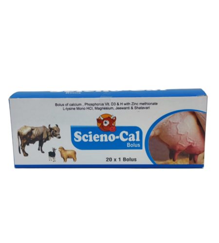 Scieno-Cal Bolus Calcium And Mineral Supplement
