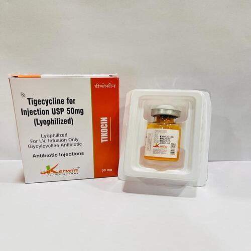 Tigecycline Injection Ip 50 Mg - Packaging Type: Lyophilized