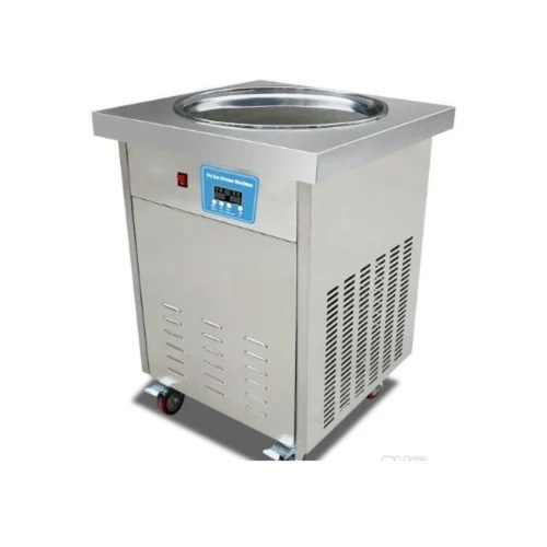 Fried Ice Cream Machines - Color: Silver