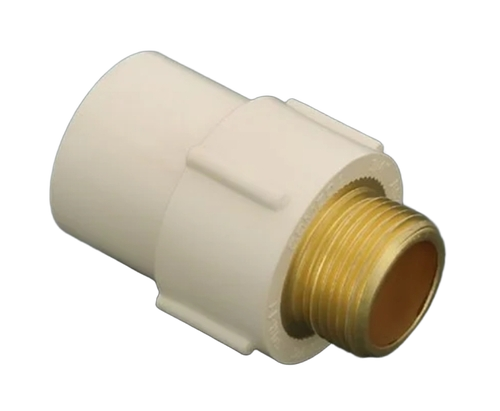Cpvc Brass Mta - Color: White