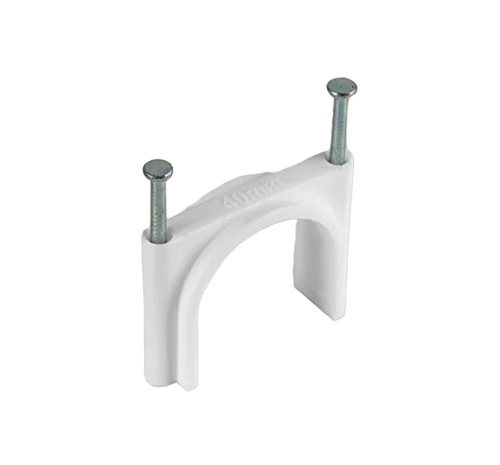 Upvc Nail Clamps - Color: White