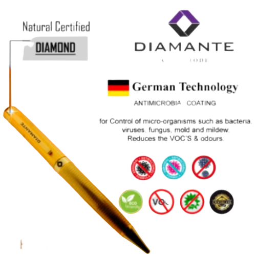 DIAMANTE A LA MODE Natural Diamond Golden Pen