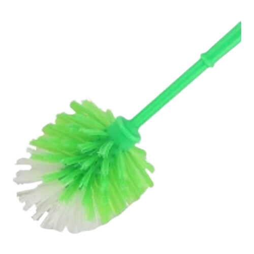 Plastic Toilet Cleaner Brush - Color: Green