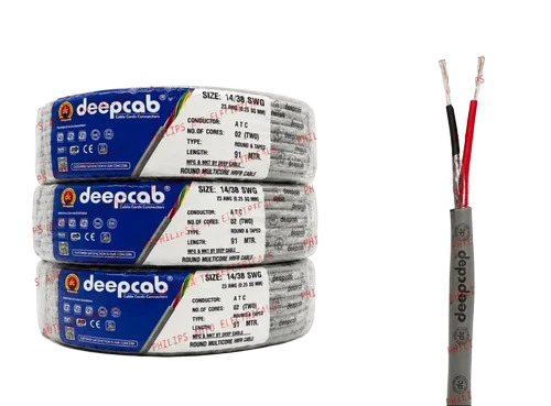 2 Core 14/38 Round Hr Fr Data Cable