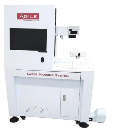 80 W Laser Marking Machine - Color: White